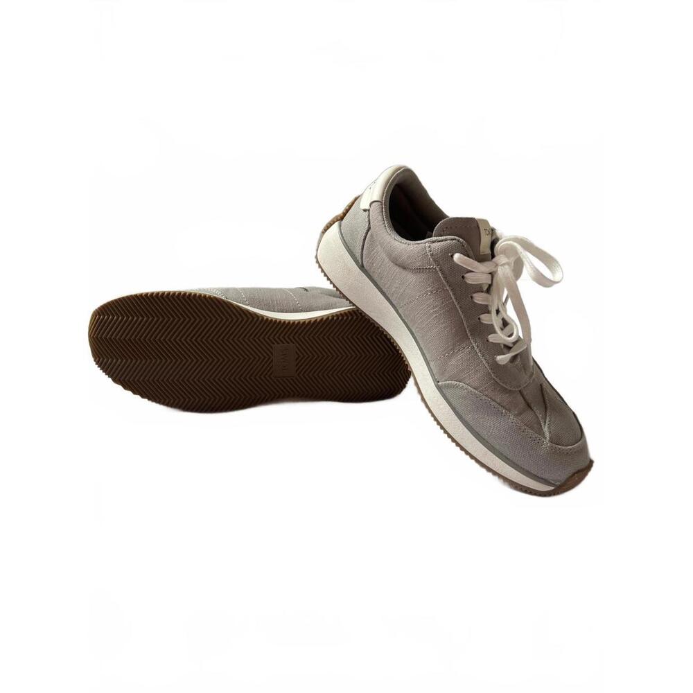 TOMS Wyndon Men’s Sneakers Size 10 Grey Canvas Casual Slip-On Lifestyle Shoes
